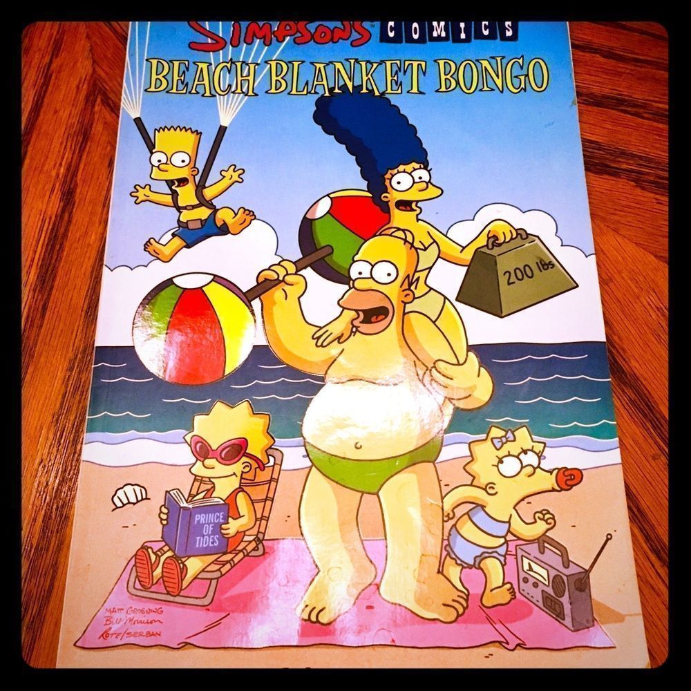 Simpson Comics Beach Blanket Bongo